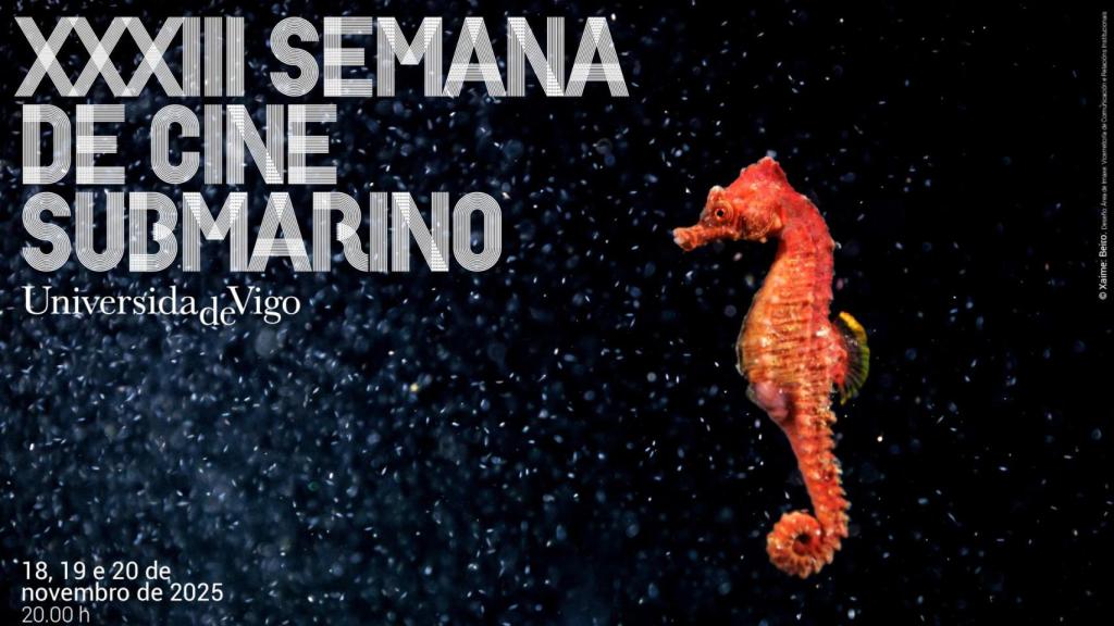 Cartel de la Semana de Cine Submarino de la UVigo.