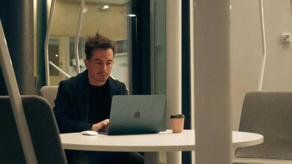 Sergio Martínez, en el campus de Alcoy de la UPV.