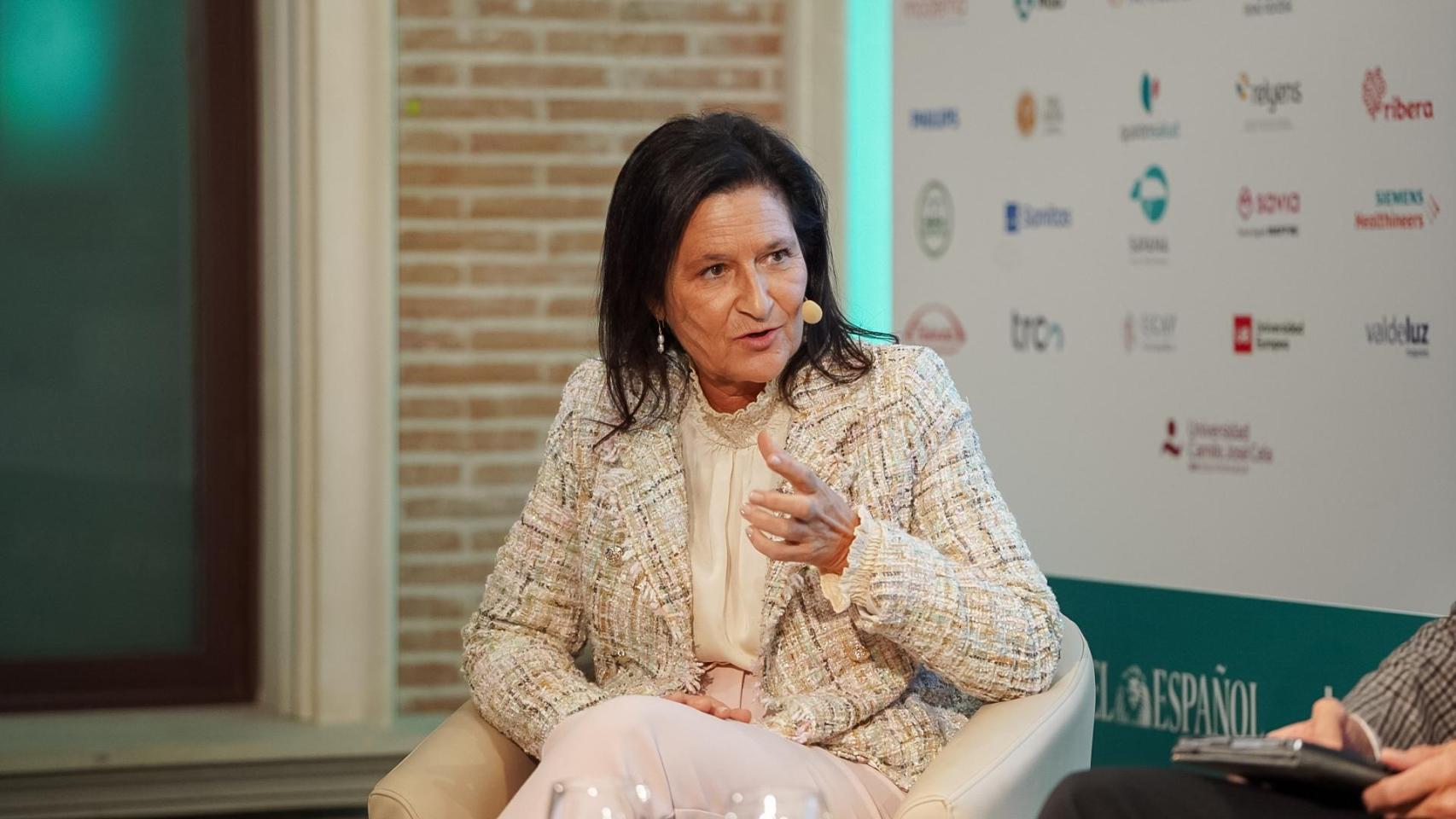 Inmaculada Gil, durante el V Simposio del Observatorio de la Sanidad.