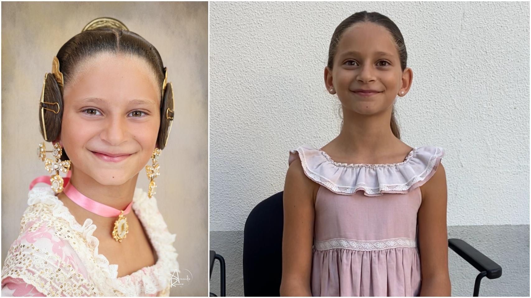 Marta Mercader, fallera mayor infantil de Valencia 2026. EE