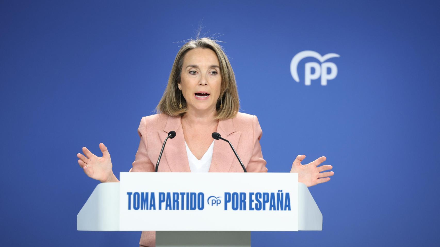 La vicesecretaria de Regeneración Institucional del Partido Popular y diputada, Cuca Gamarra.