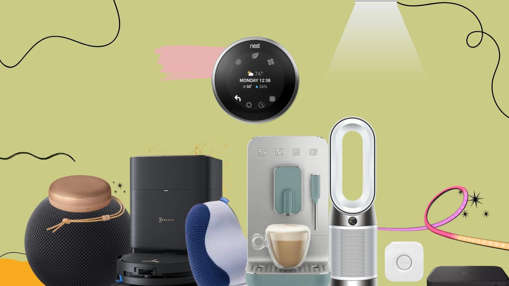 Los 'gadgets' tecnológicos para el hogar que hacen la vida en casa mucho más fácil y bonita: desde la luz inteligente hasta los pequeños placeres gastro