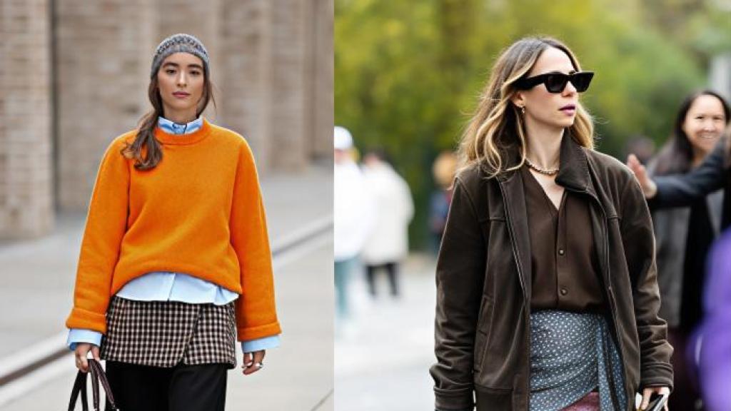 Montaje con algunos ejemplos de las técnicas estrella para crear looks con acierto este otoño-invierno.