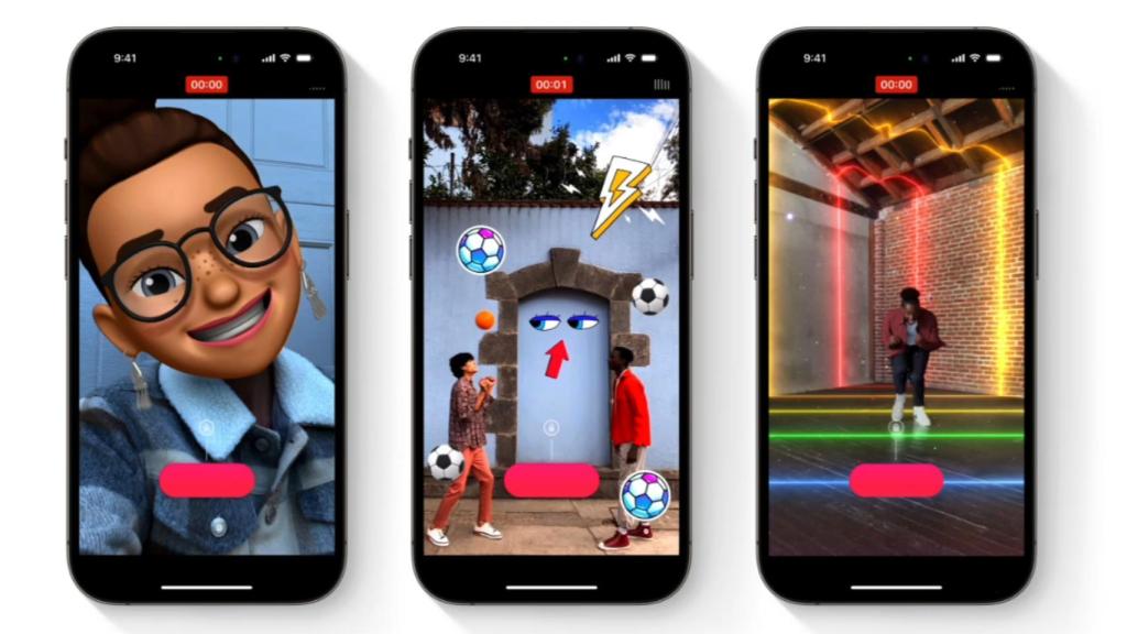 La aplicación Clips de Apple.