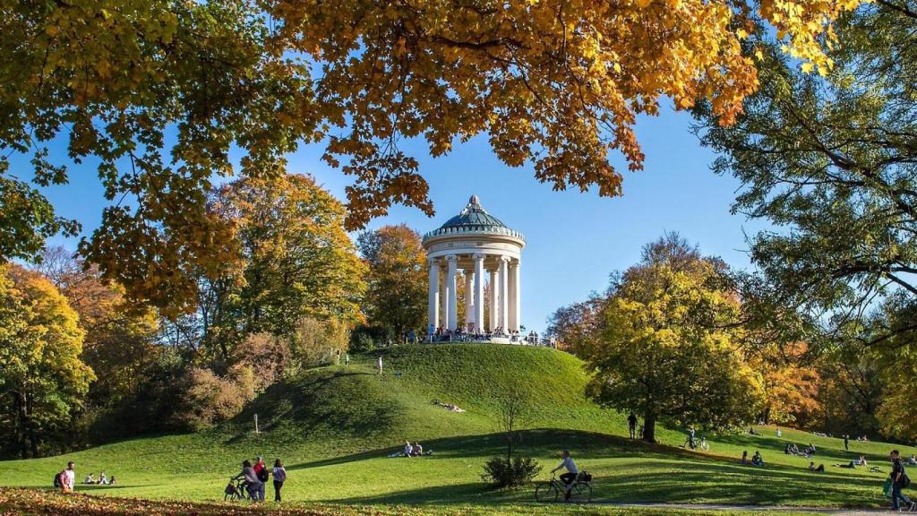 El Jardín Inglés, en Múnich.