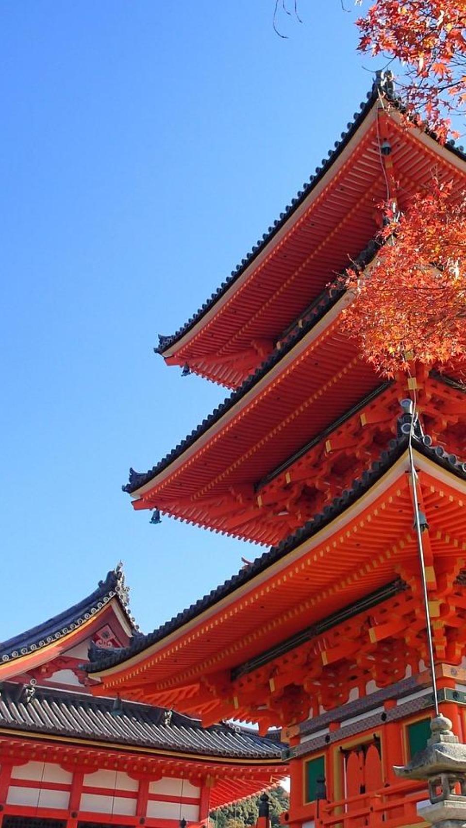Templo Kiyomizu-dera, en Kioto.