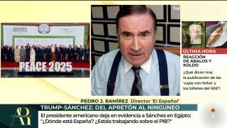 Pedro J. Ramírez durante su intervención en 'El programa de AR'.