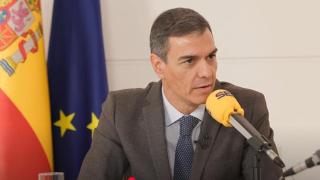 El presidente del Gobierno, Pedro Sánchez, este martes durante la entrevista en la Cadena SER.