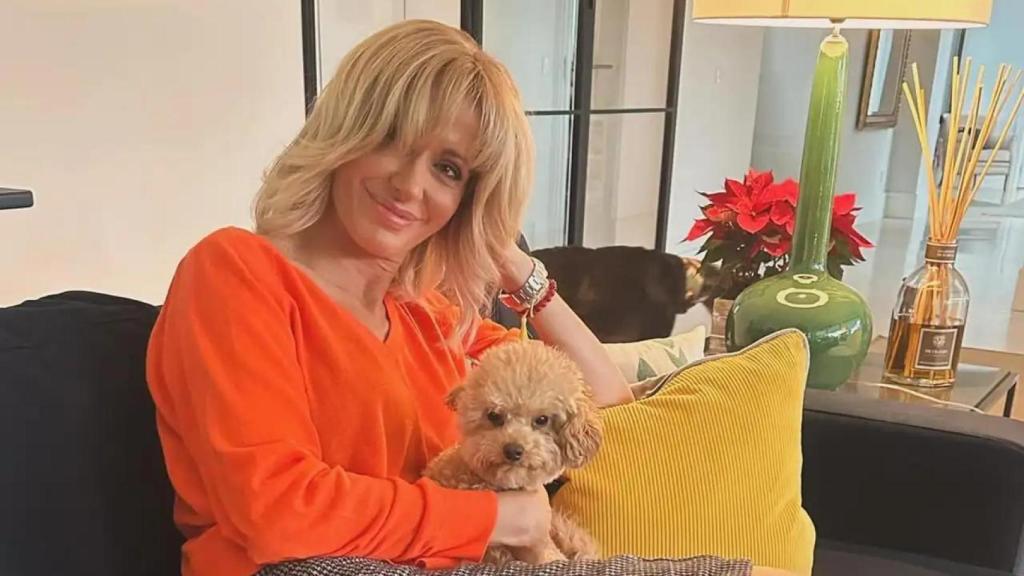 Susanna Griso en su salón.