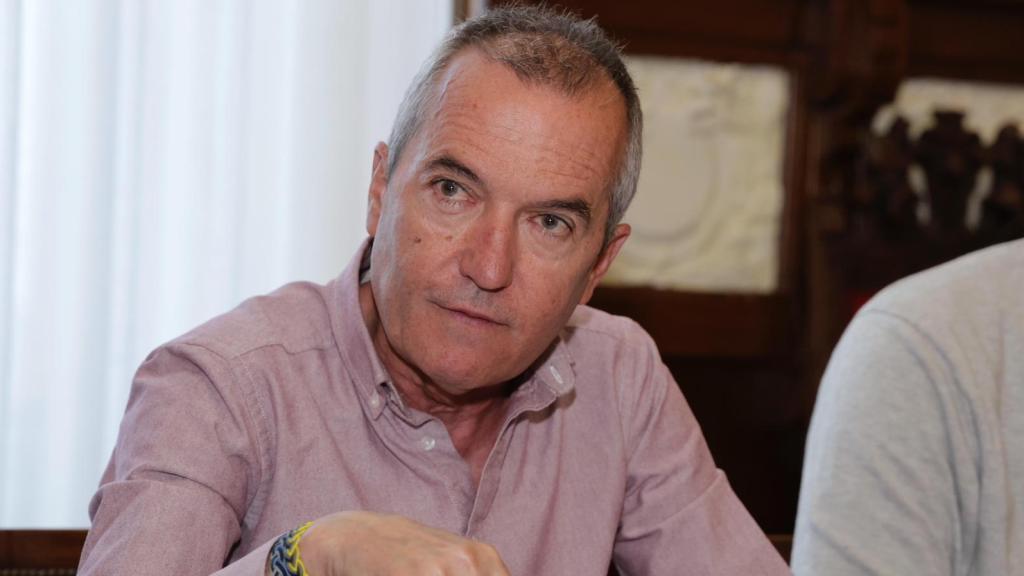 El concejal de Urbanismo y Vivienda del Ayuntamiento de Valladolid, Ignacio Zarandona, en la Junta de Gobierno Local