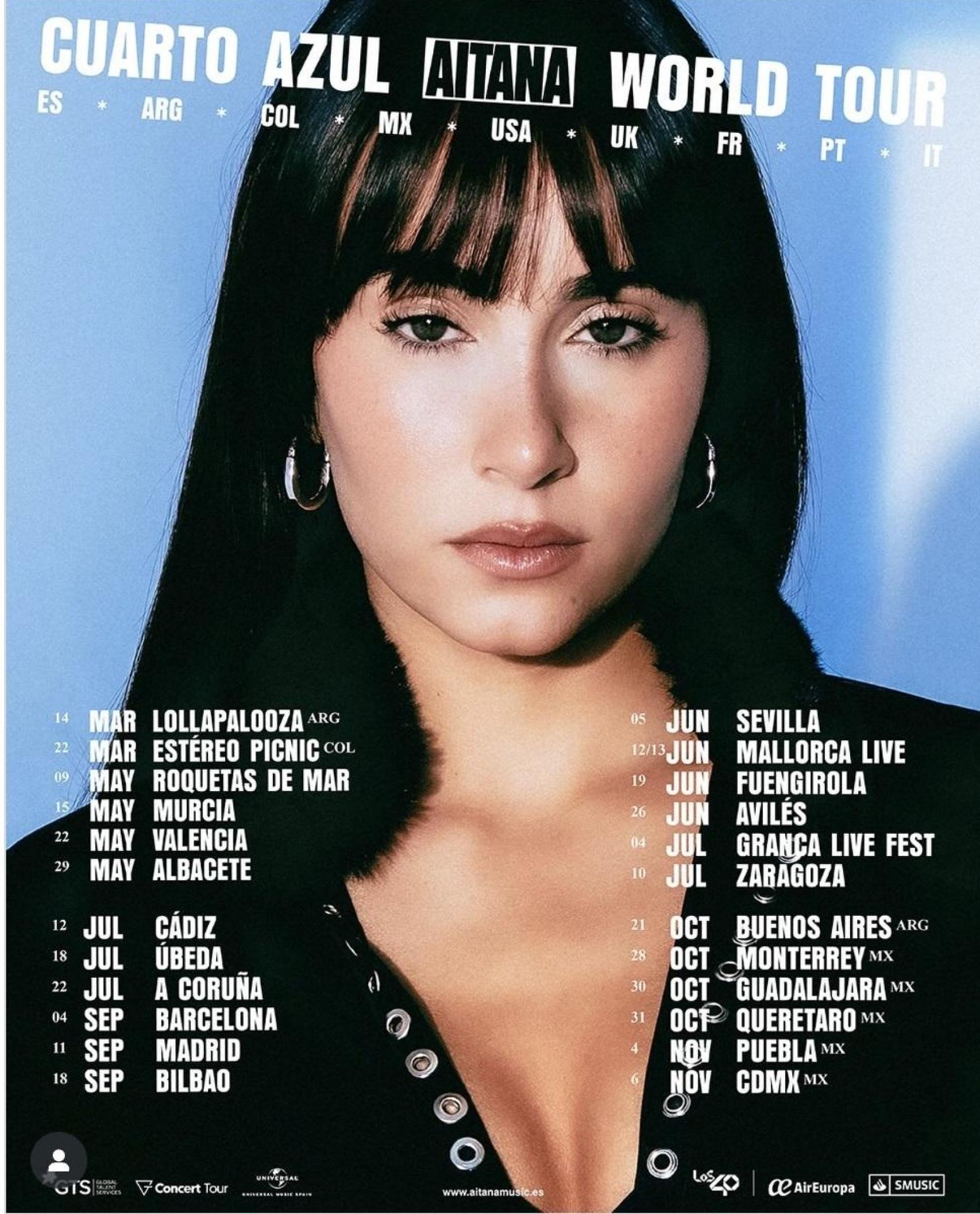 Gira mundial de Aitana.