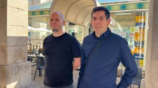 Daniel Vázquez, del Breen's Tabern y Javier Pastorizo de El Tequeño