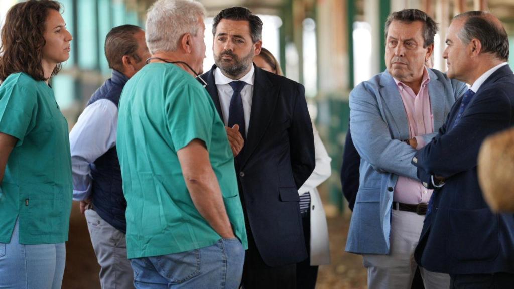 Paco Núñez, este martes en el Instituto Español de Genética y Reproducción Animal.