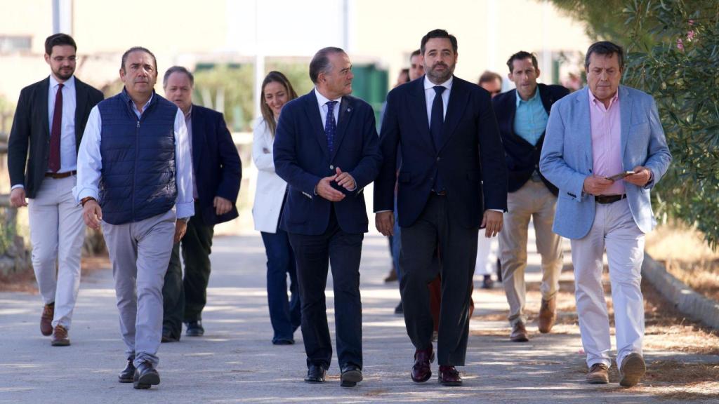 Núñez y Gregorio a su llegada.