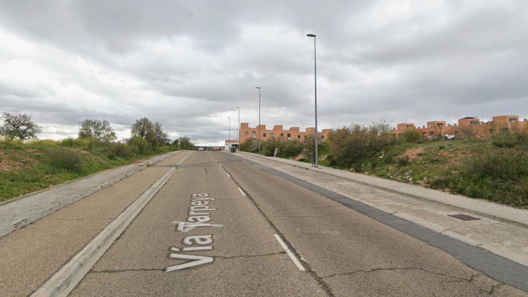 Es una de las principales calles del Polígono, en una imagen de Google Maps.