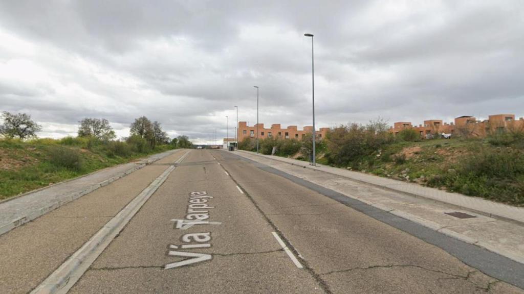 Es una de las principales calles del Polígono, en una imagen de Google Maps.