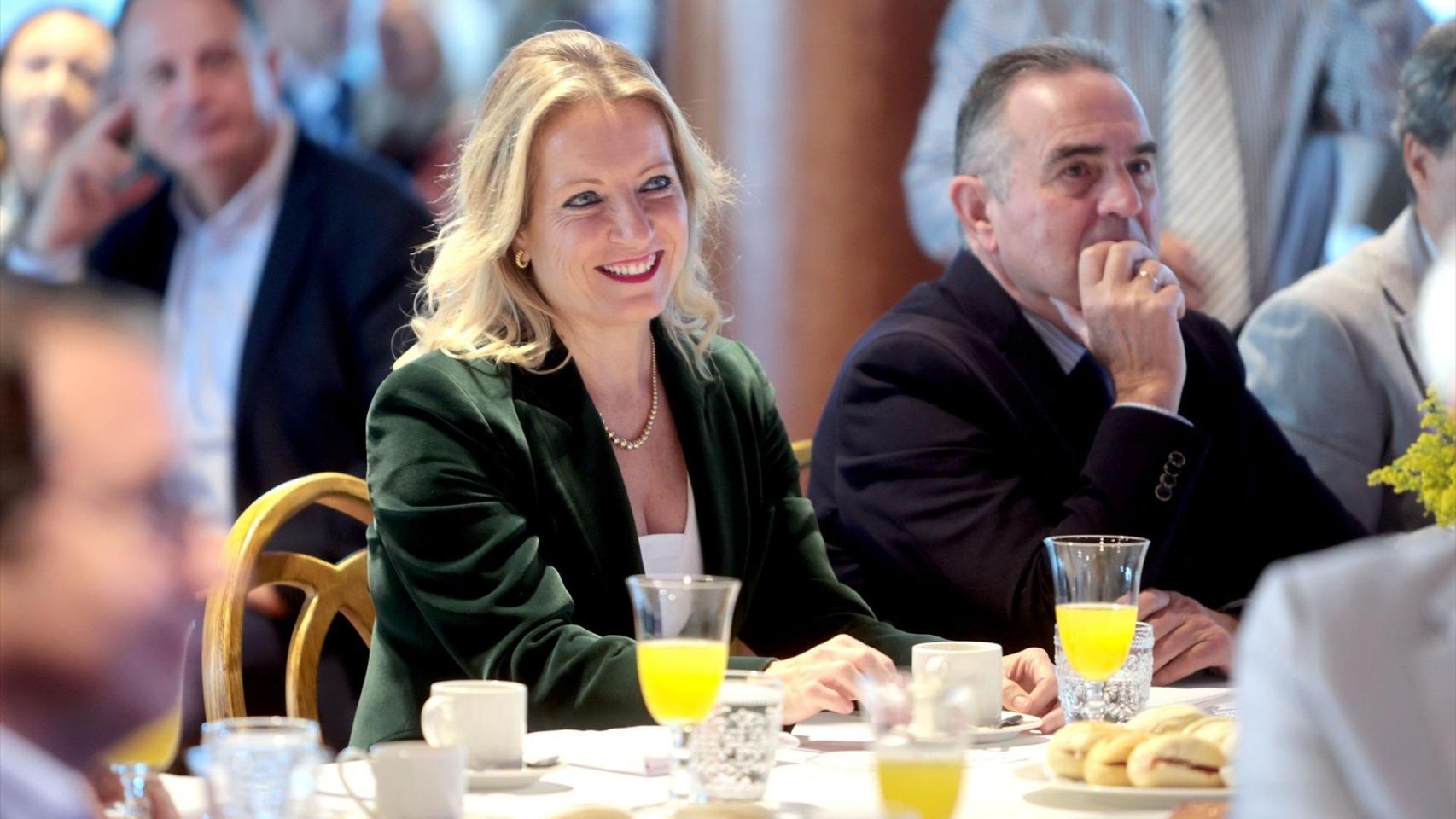 Paqui Bartual (FVMP) en el Fórum Europa Tribuna Mediterránea. MAO