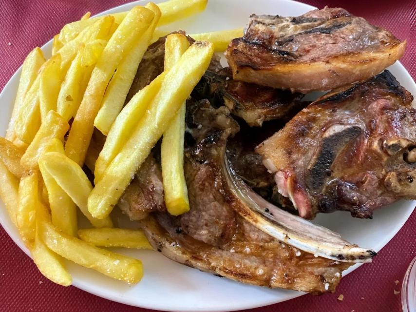 Uno de los platos del bar.