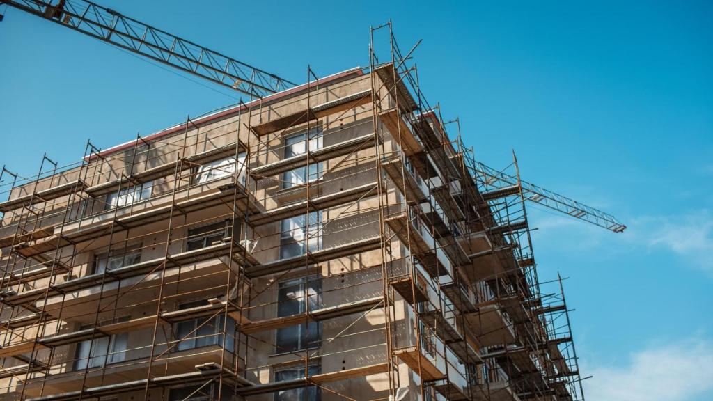 Un edificio en obra