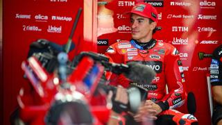 Marc Márquez, durante el Gran Premio de Indonesia.