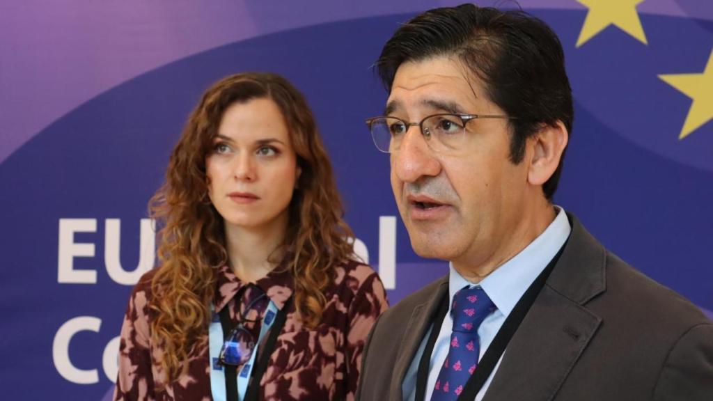 Caballero en Bruselas. Foto: JCCM.