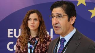 Caballero en Bruselas. Foto: JCCM.