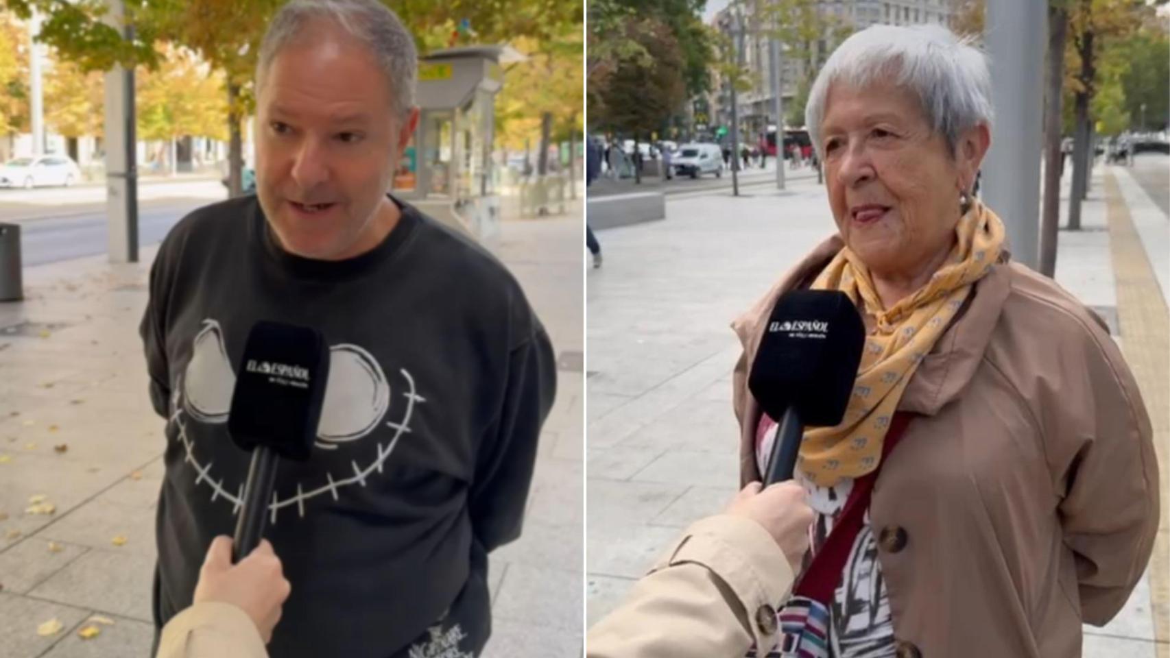 Dos de los vecinos encuestados