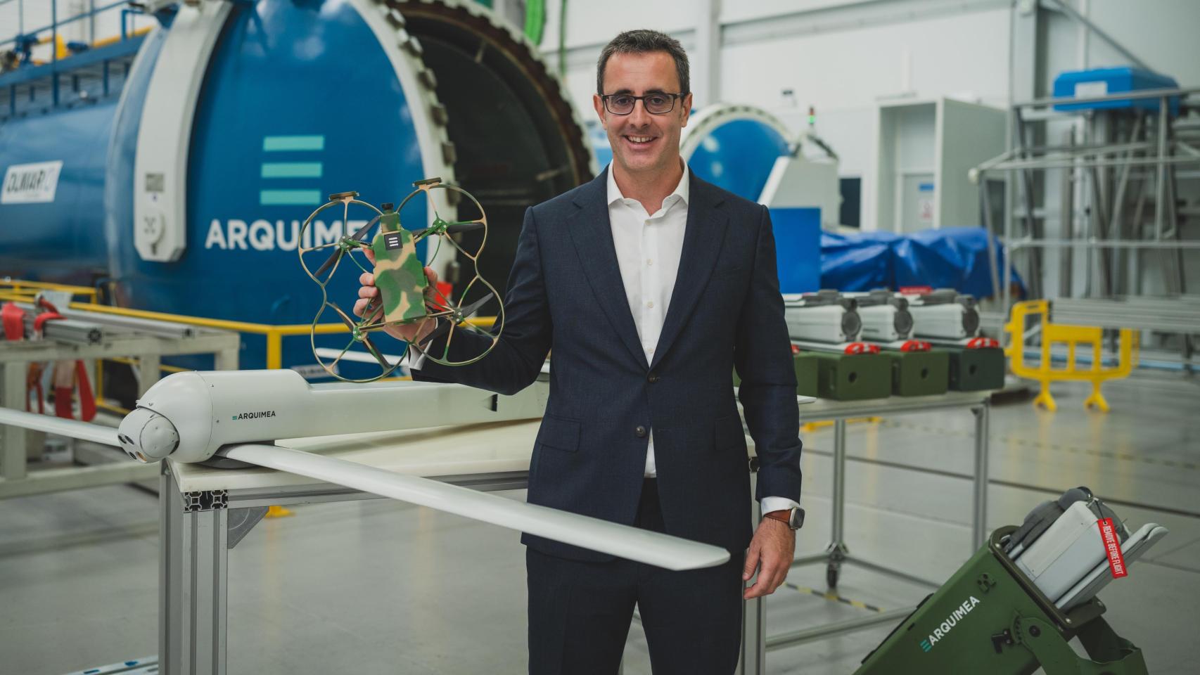 Diego Fernández es el fundador y CEO de Arquimea, una de las empresas de diseño y fabricación de drones con mayor crecimiento de la industria tecnológica española.