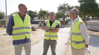 Imagen de archivo del alcalde de Sevilla, José Luis Sanz, en las obras de Santa Clara.