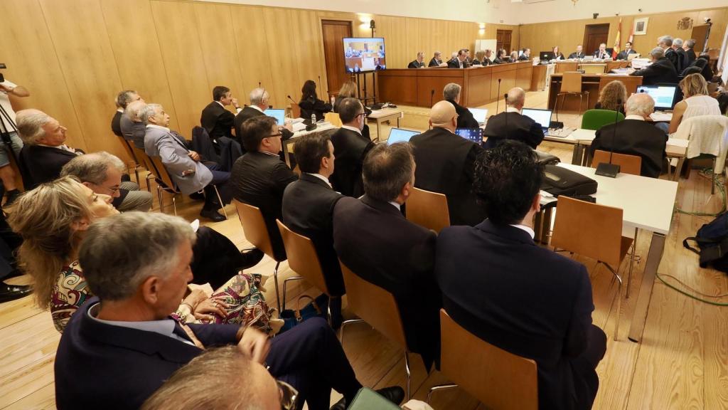 Imagen de archivo del pasado 15 de septiembre, día que arrancó el macrojuicio por la 'trama eólica'