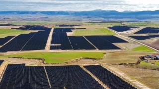 Parque solar Castaño Solar en España.