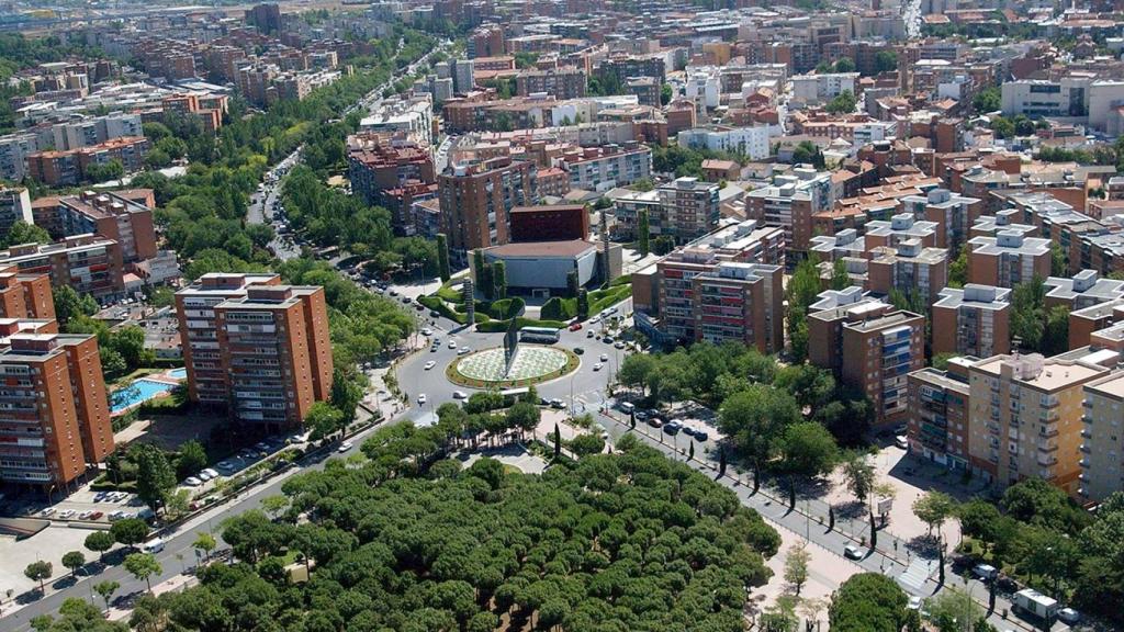 Vista aérea de Móstoles.