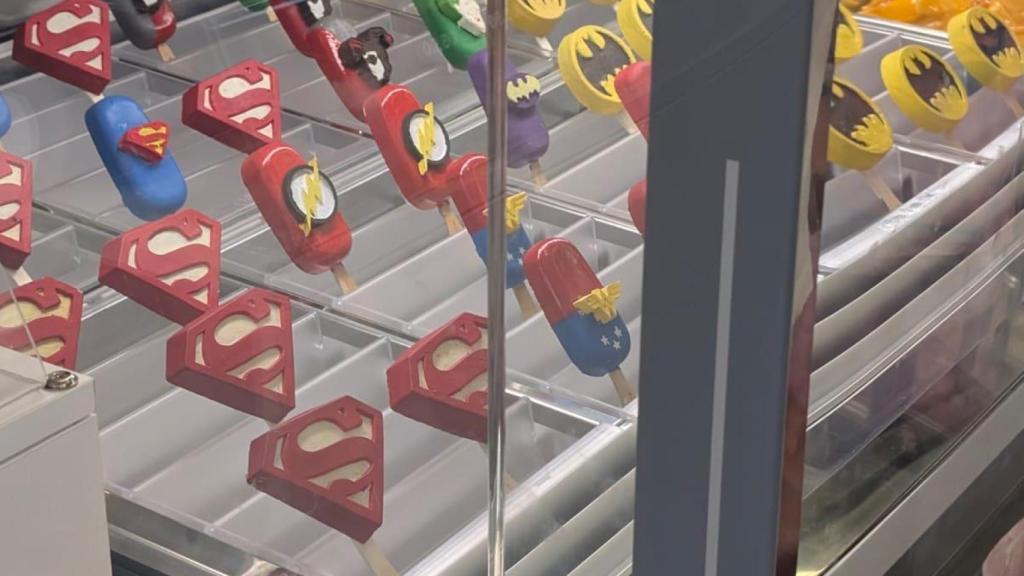 Los helados de superhéroes.