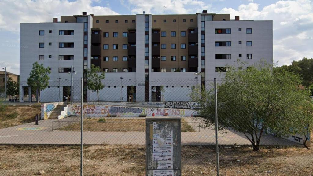Lugar donde se quieren construir 64 nuevas viviendas en Torrero, Zaragoza