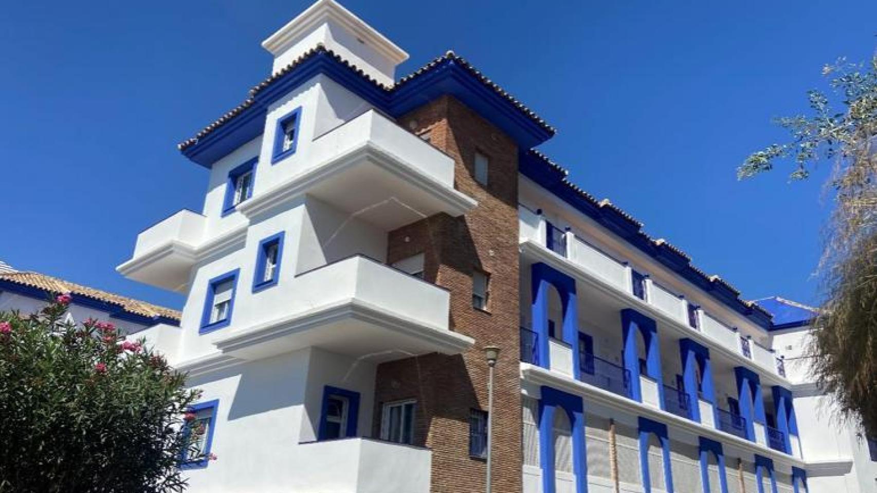 Imagen del hotel que será demolido en Benalmádena.