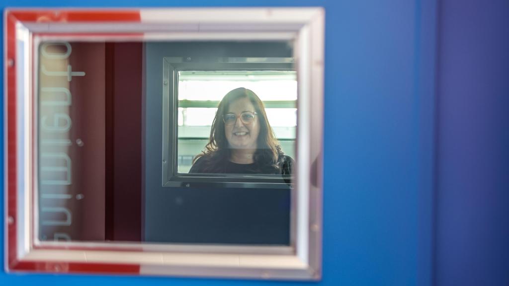 La científica, retratada en las instalaciones del Instituto Español de Oceanografía.