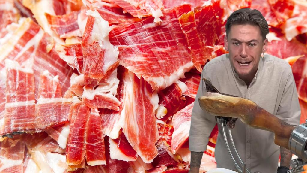 Víctor Sanchego, maestro cortador de jamón