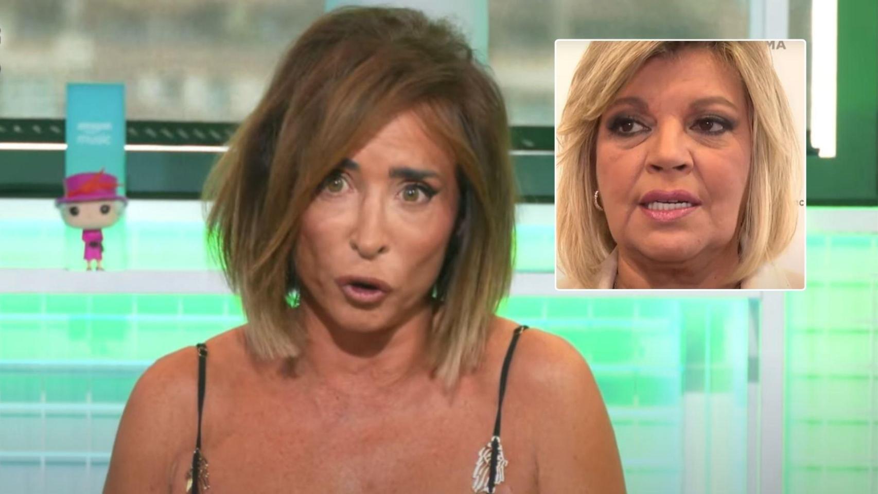 María Patiño y Terelu Campos en un fotomontaje de BLUPER.