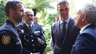 Pedro Sánchez, presidente del Gobierno, durante la cumbre por el Pacto Climático en Ponferrada.