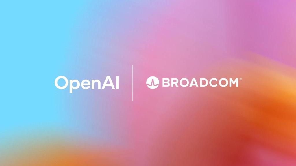 Logotipos de OpenAI y Broadcom
