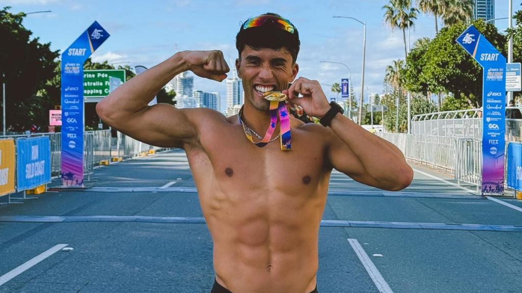 Jaime Romero en una carrera en Australia.