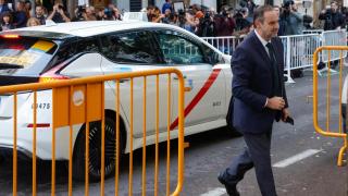 José Luis Ábalos a su llegada al Tribunal Supremo este miércoles.