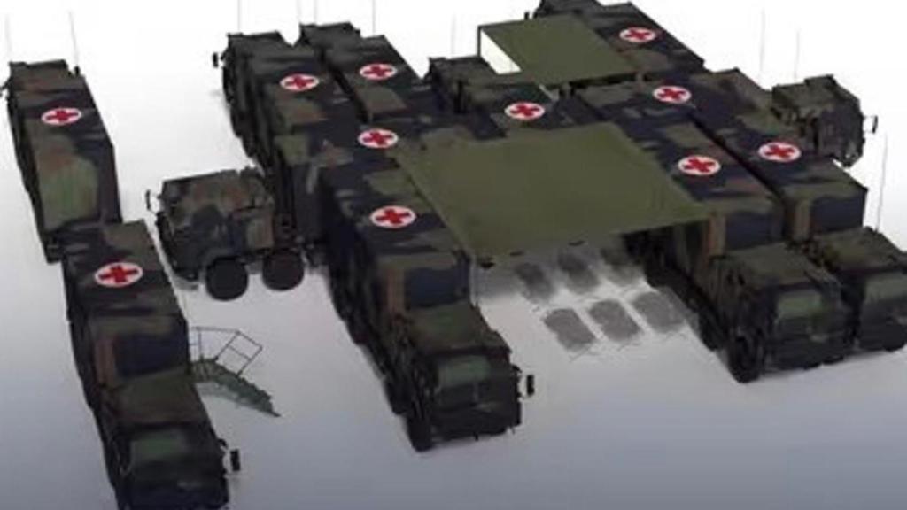 Instalaciones médicas blindadas de Rheinmetall.