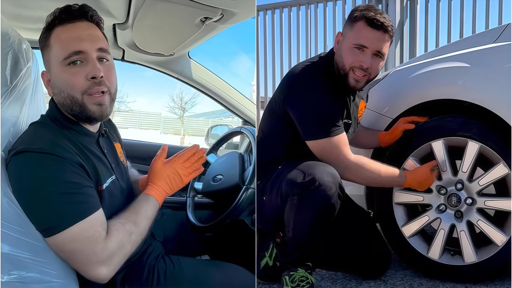 Juan José Ebenezer, mecánico y creador de contenido