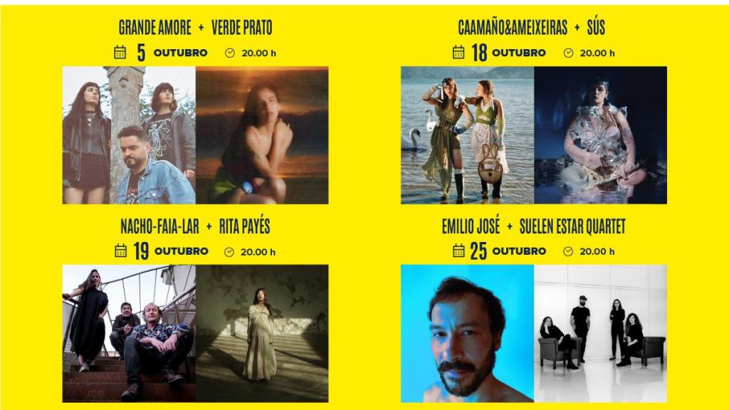 Cartel del ciclo Tándem celebrado en el Teatro Colón