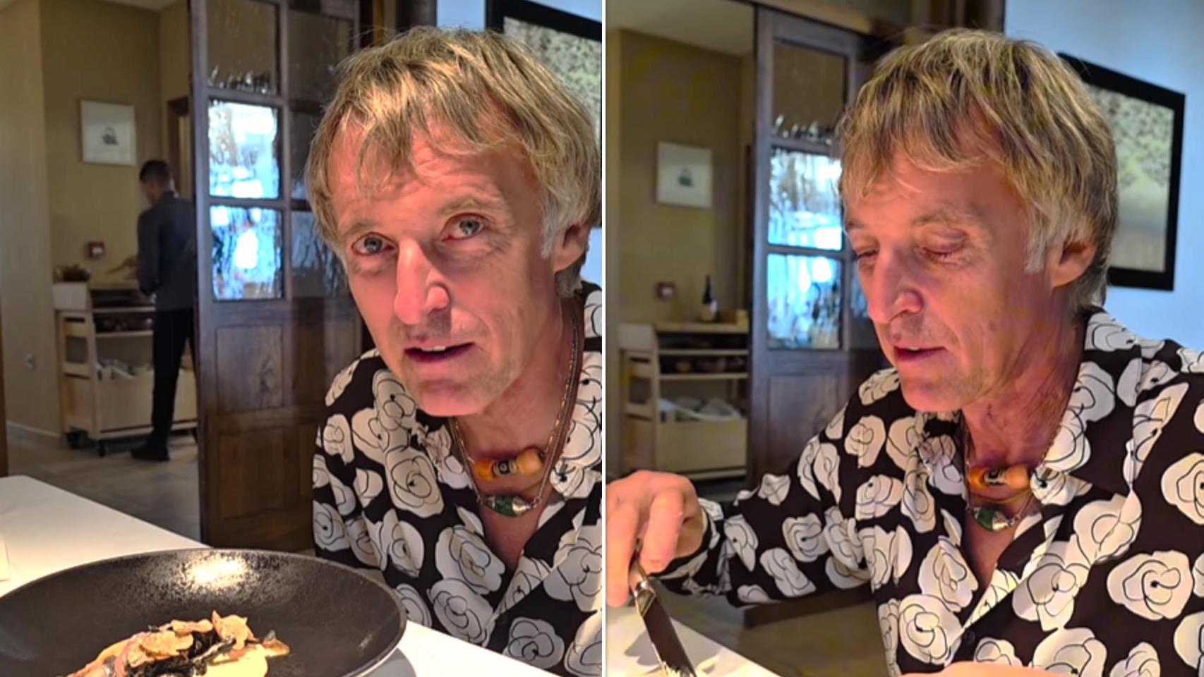 Jesús Calleja en el Restaurante Lera de Castroverde de Campos (Zamora)