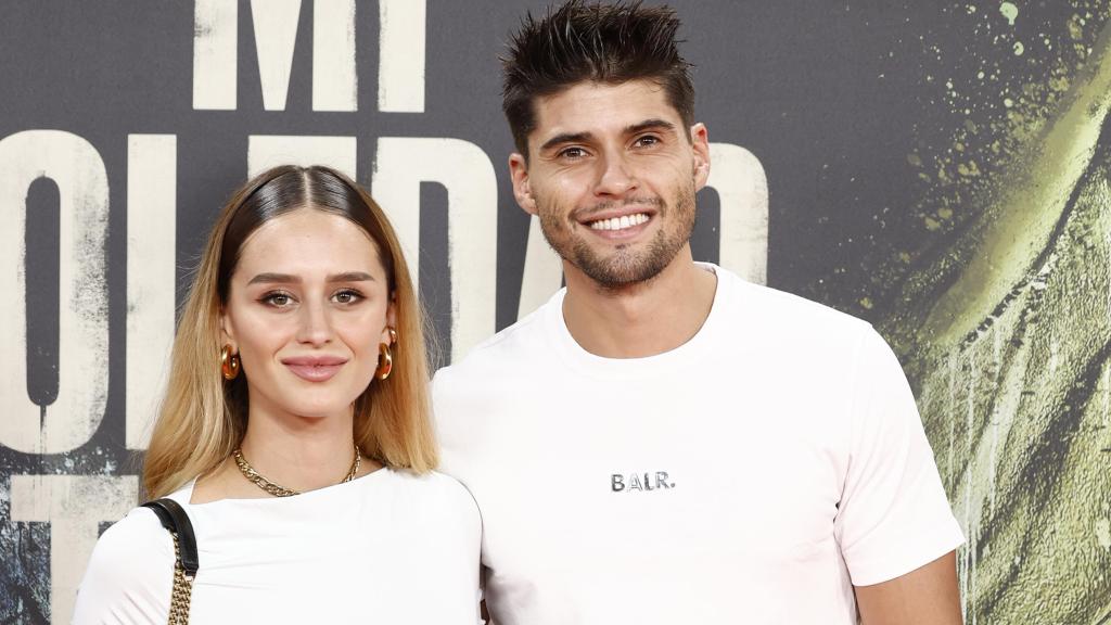 Marina Romero, nuera de Makoke, junto a su pareja sentimental, Javier Tudela.
