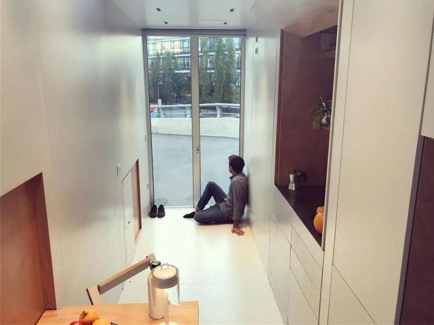 Leonardo di Chiara en su casa móvil.