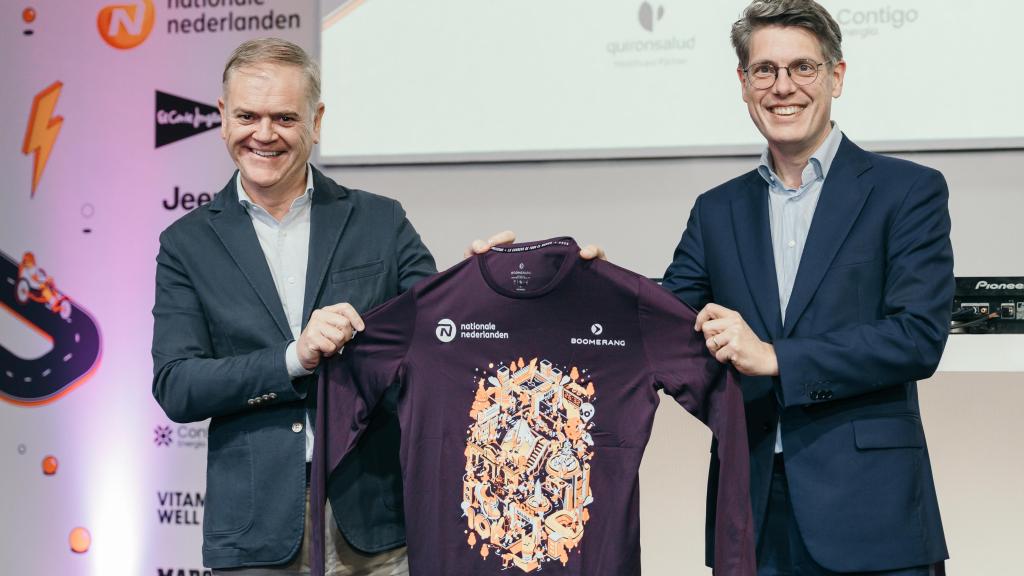 Carlos González Perandones, CEO de Nationale-Nederlanden España, y Frank Eijsink, CEO Insurance International del Grupo NN