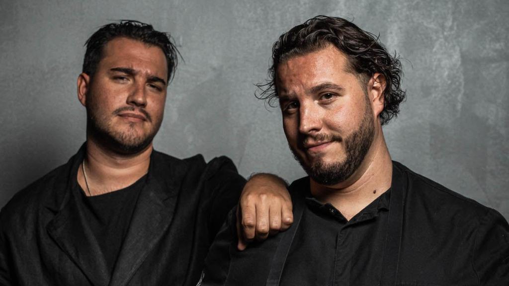 Los hermanos Mario y Sergio Tofe, en su restaurante Èter.